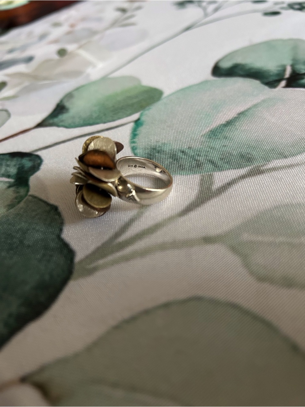 Silpada, Silver, Brass, Copper Cha-Cha Ring - R1978 - Size 8 - Picture 4 of 7